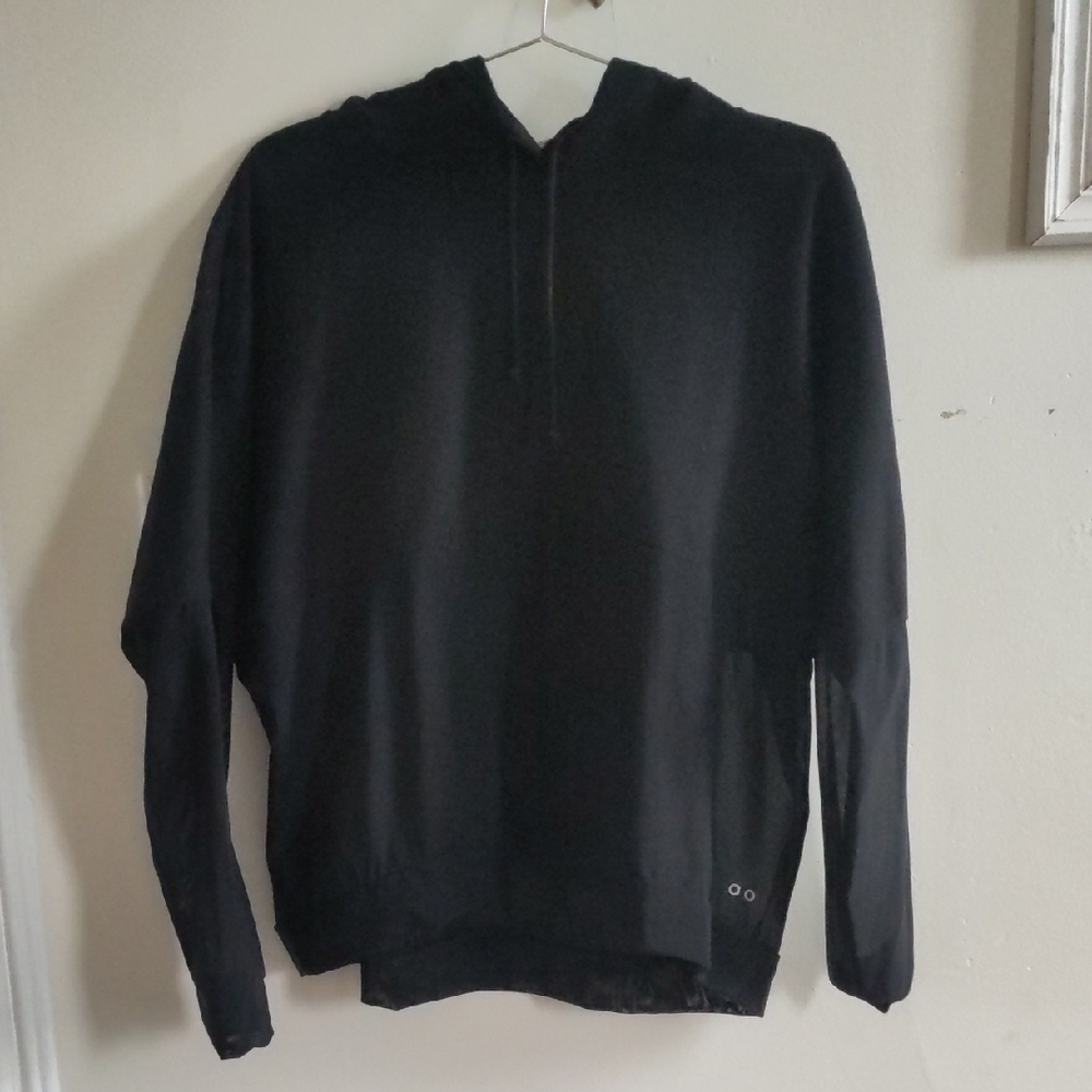 Alo Black Mesh Sweatshirt